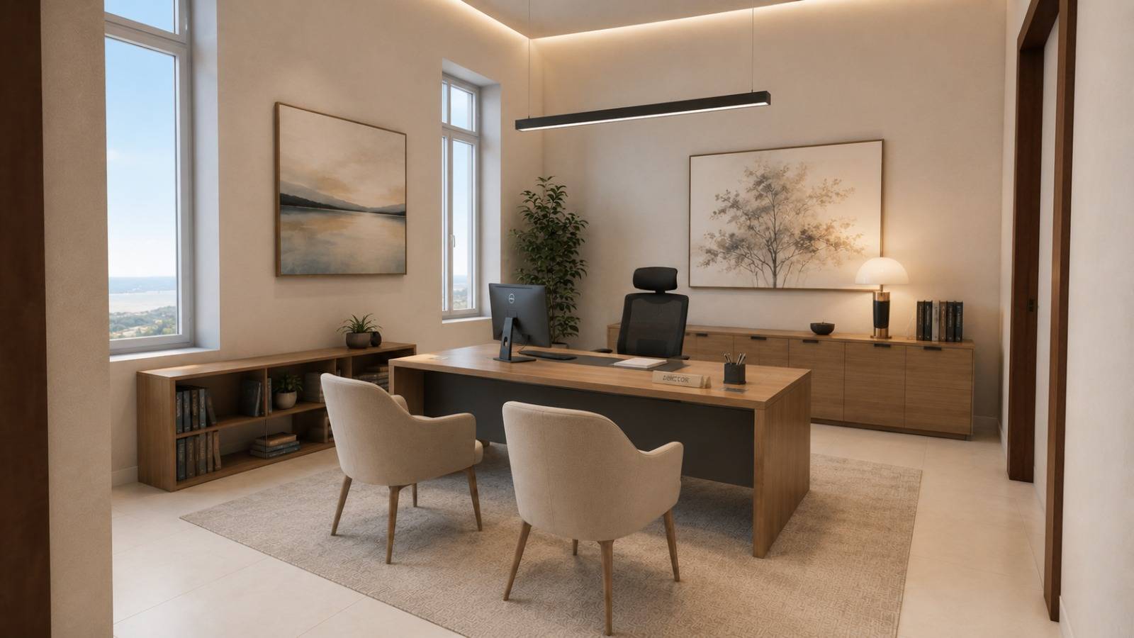 Salle de consultation du futur centre